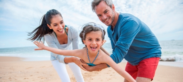 Family at Beach