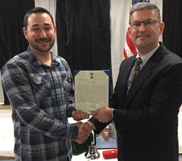 Nick Paskin, RN, and John Fernandez
