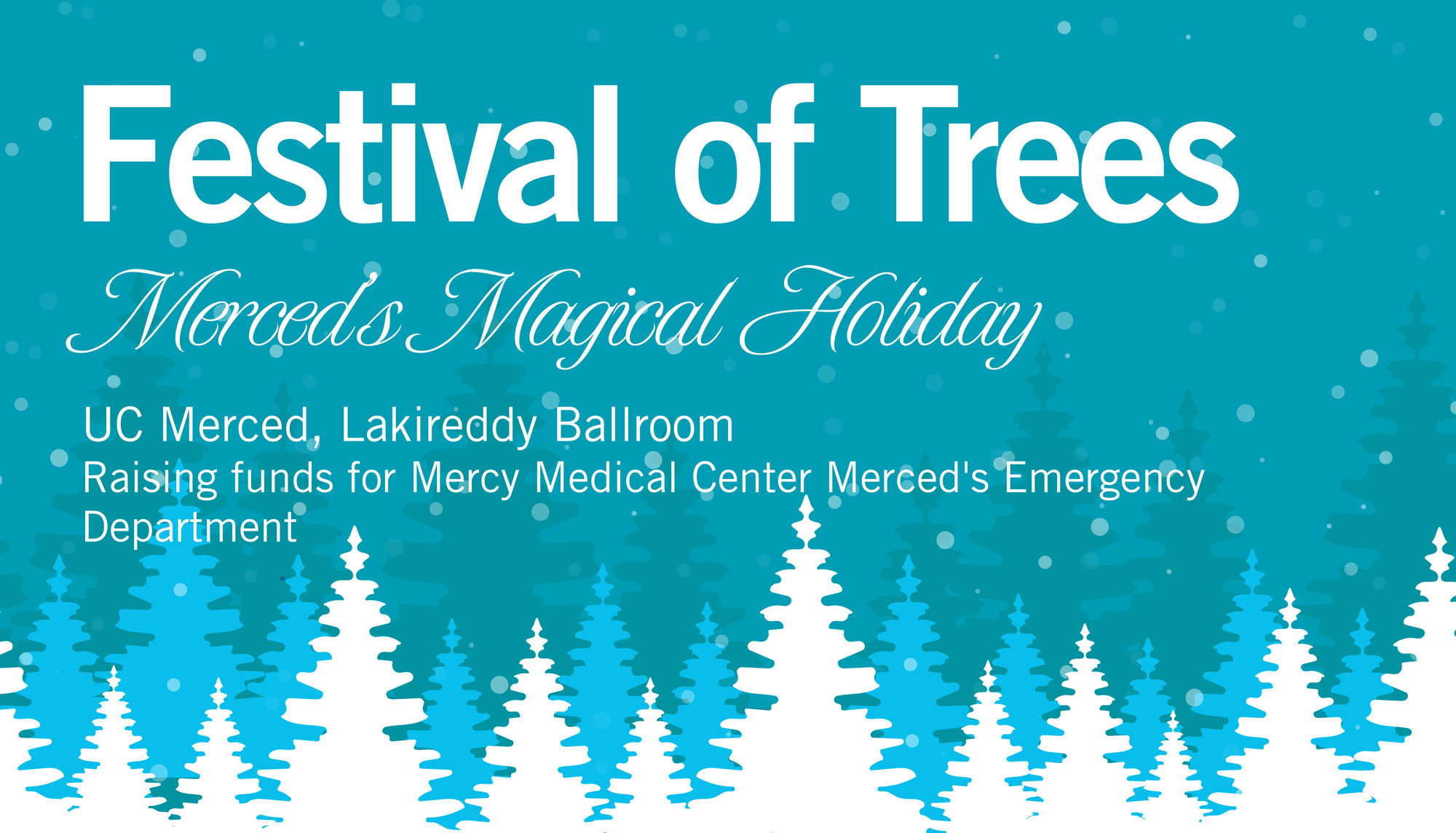 Festival of Trees Event Banner