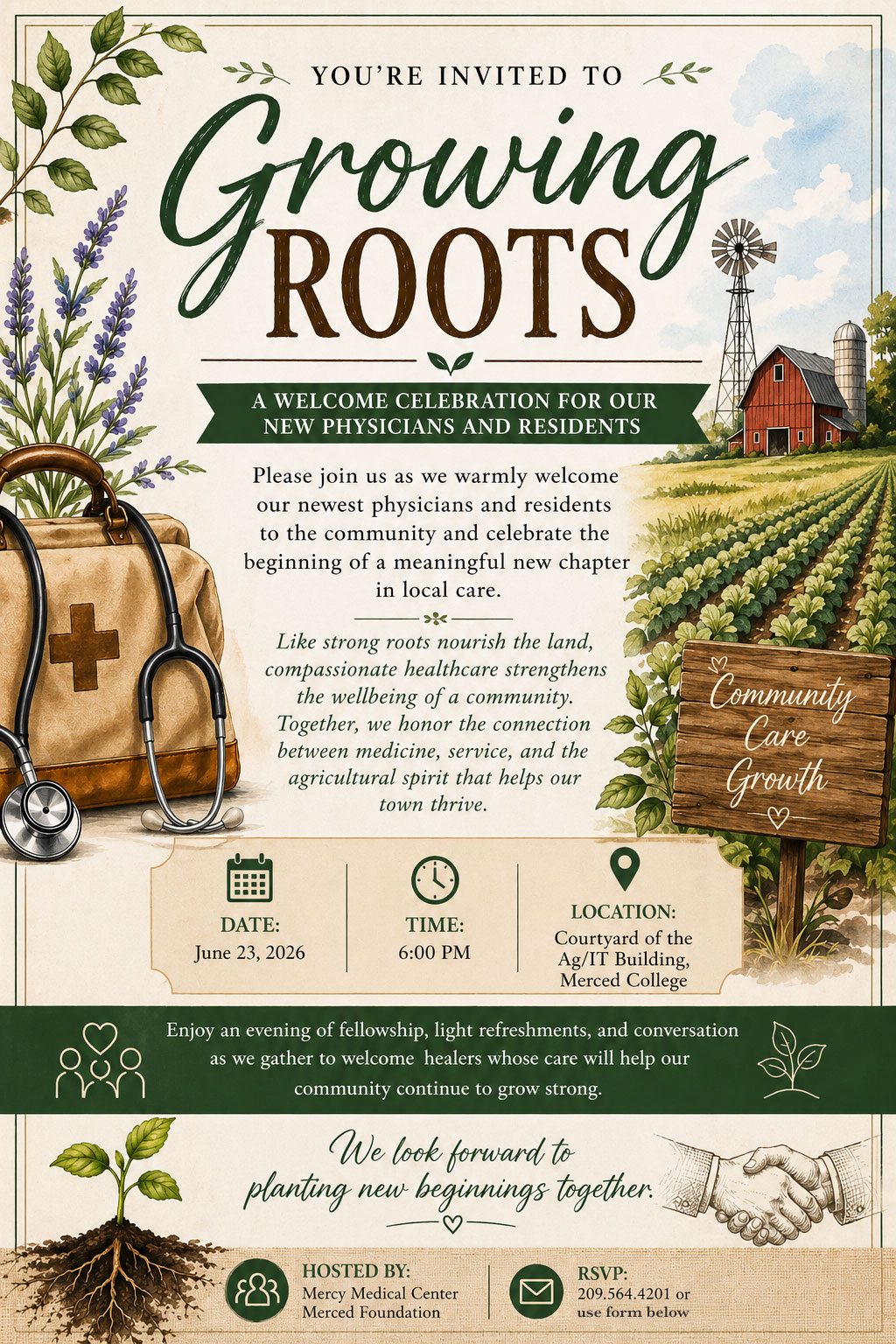 Growing Roots Invitation 2026