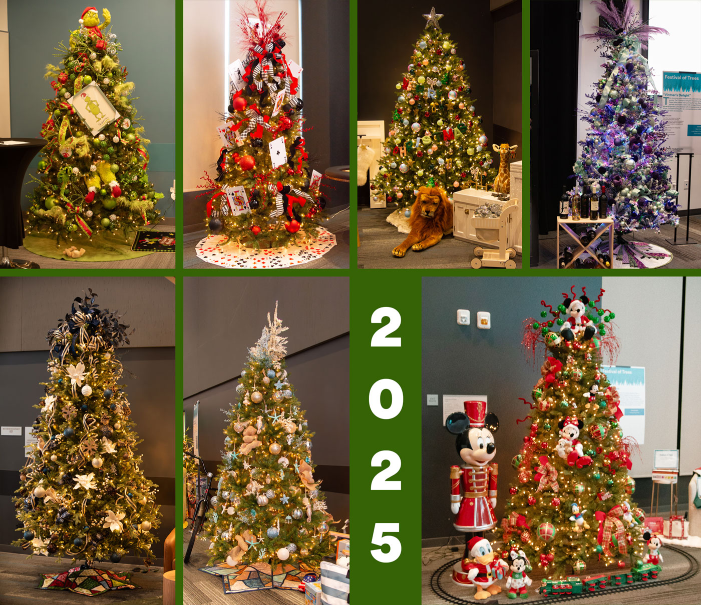 Trees from Festival of the Trees 2025