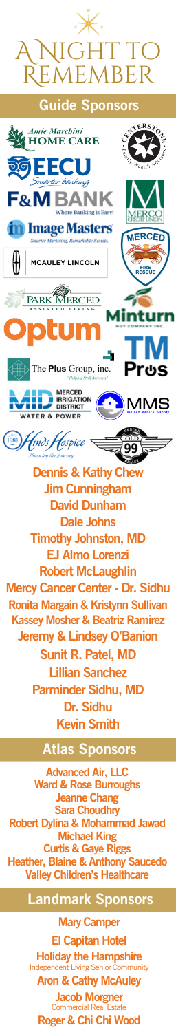 Logos for Gala 2023 Sponsors